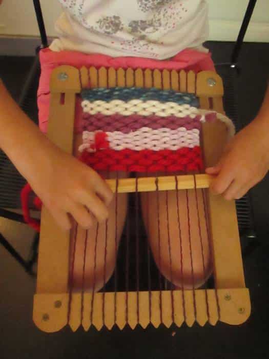 Atelier pour enfants : le tissage