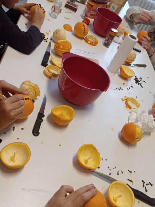 Atelier ça sent bon l'orange !