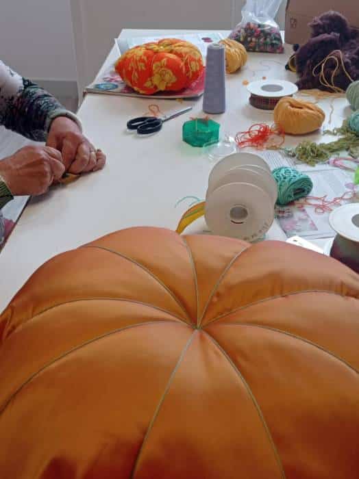 Atelier fabrication de potiron en tissu
