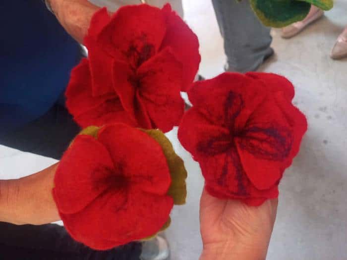 Atelier feutre coquelicot